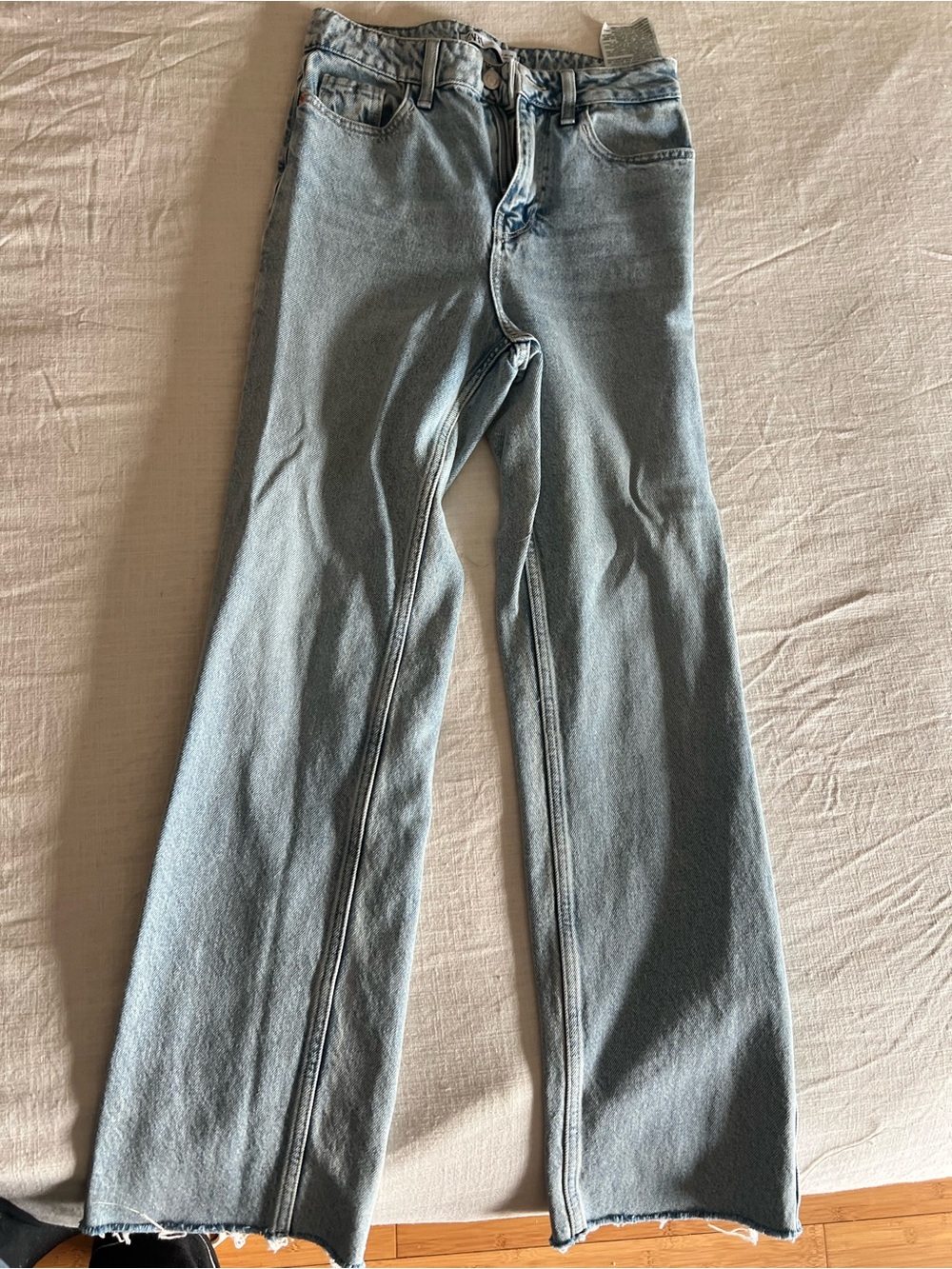 Zara Light Blue Flared Jeans